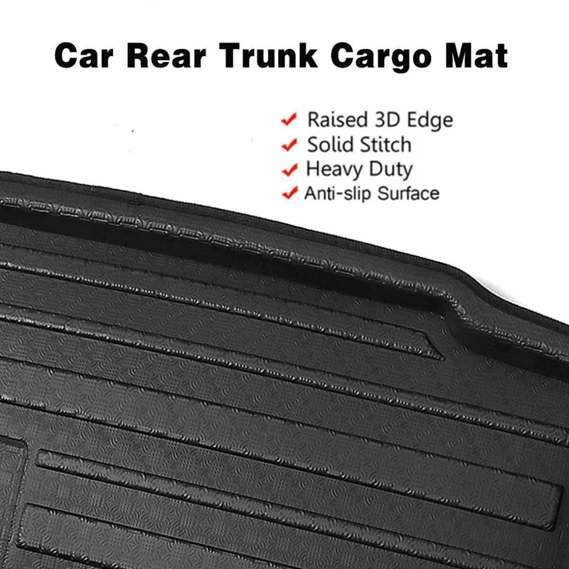 Auto Cargo-Liner Kofferraumwanne Kofferraumabdeckung Matt Matte Boden Teppich Kick Pad Für Volkswagen Für VW Tiguan MK2 2017 2018 2019