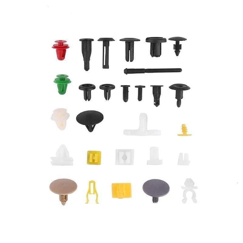500 Stück Autotürverkleidung Clip Verschluss Nieten Pins Push-In Pin Motor Kotflügel Verschluss Clip Pin Schraubendreher Clip Set