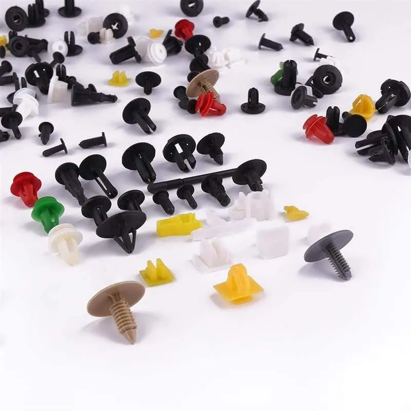500 Stück Autotürverkleidung Clip Verschluss Nieten Pins Push-In Pin Motor Kotflügel Verschluss Clip Pin Schraubendreher Clip Set