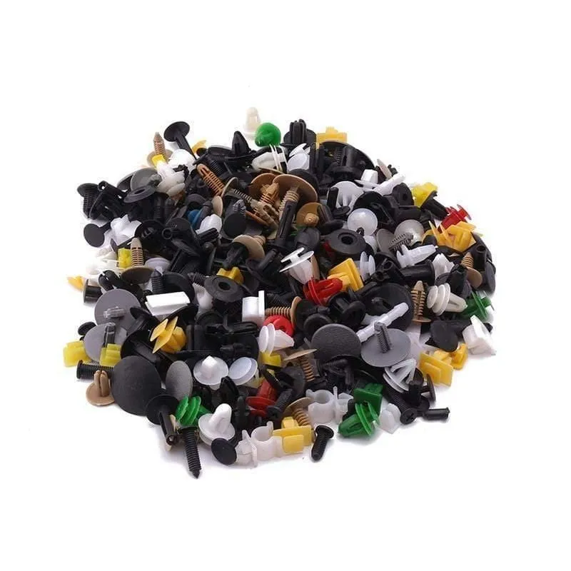 500 Stück Autotürverkleidung Clip Verschluss Nieten Pins Push-In Pin Motor Kotflügel Verschluss Clip Pin Schraubendreher Clip Set