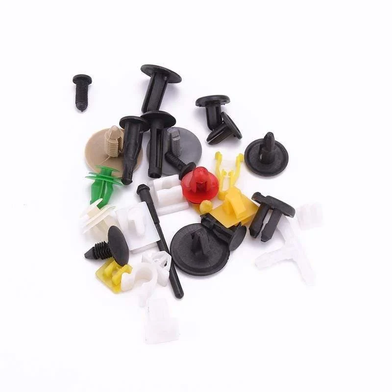 500 Stück Autotürverkleidung Clip Verschluss Nieten Pins Push-In Pin Motor Kotflügel Verschluss Clip Pin Schraubendreher Clip Set