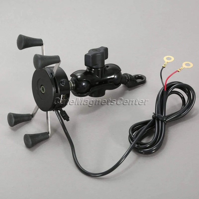 12 V 3.5-6 zoll X-Grip Motorrad Bike Für Handy GPS Ständer Halter USB Ladegerät Steckdose Lenker Schienenmontage Auto