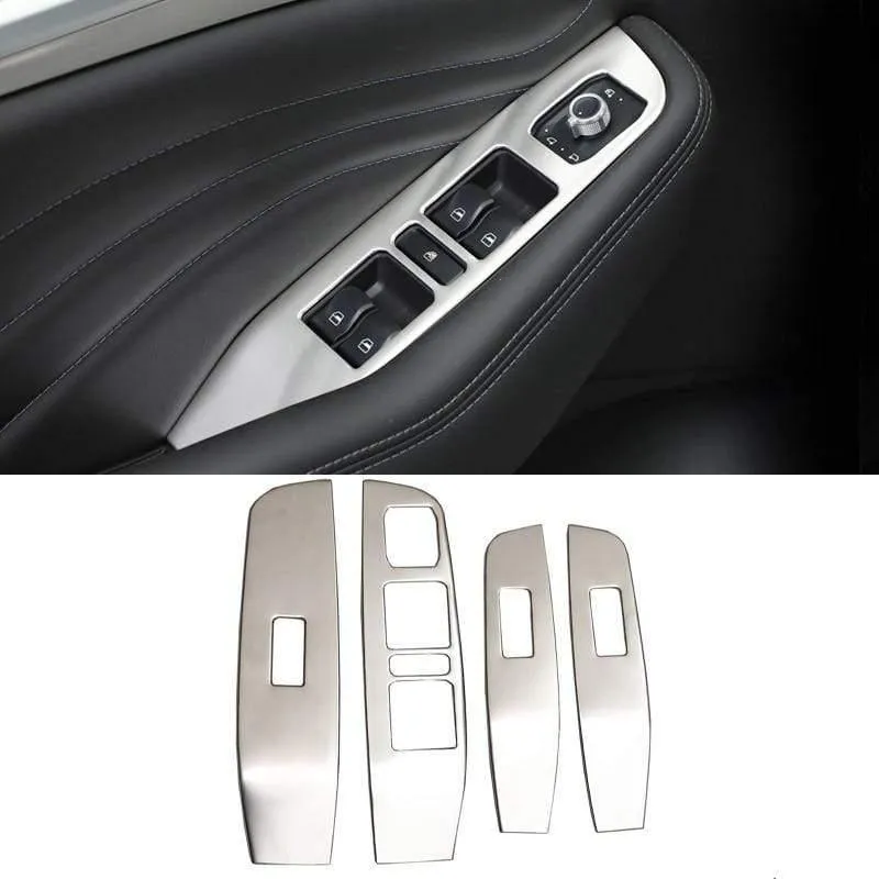 Haval F7 Fensterschalter-Abdeckung, Glas, anhebbarer Zierrahmen, Innenleisten, Bedienfeld, Auto-Styling-Zubehör, 18–19