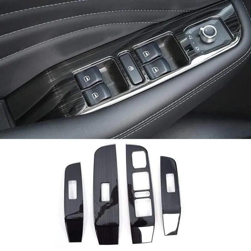 Haval F7 Fensterschalter-Abdeckung, Glas, anhebbarer Zierrahmen, Innenleisten, Bedienfeld, Auto-Styling-Zubehör, 18–19