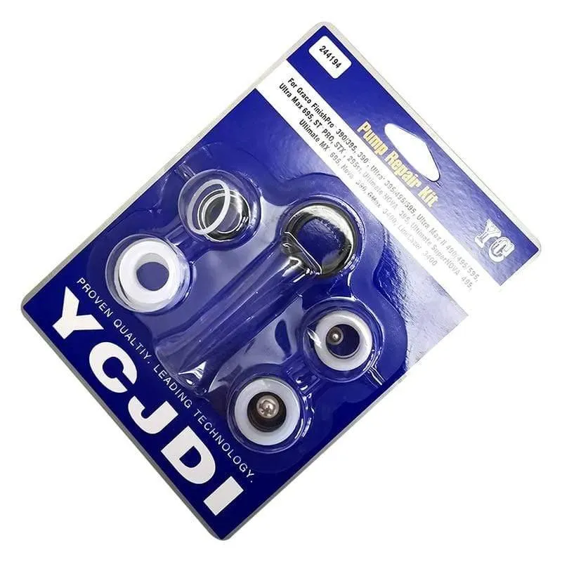 Airless-Spritzgerät-Dichtungsset, Farbspritzgerät-Reparatursätze, Ersatzteil, Spritzgerät-Dichtungspad, einfach zu verwenden, entfernt, universell