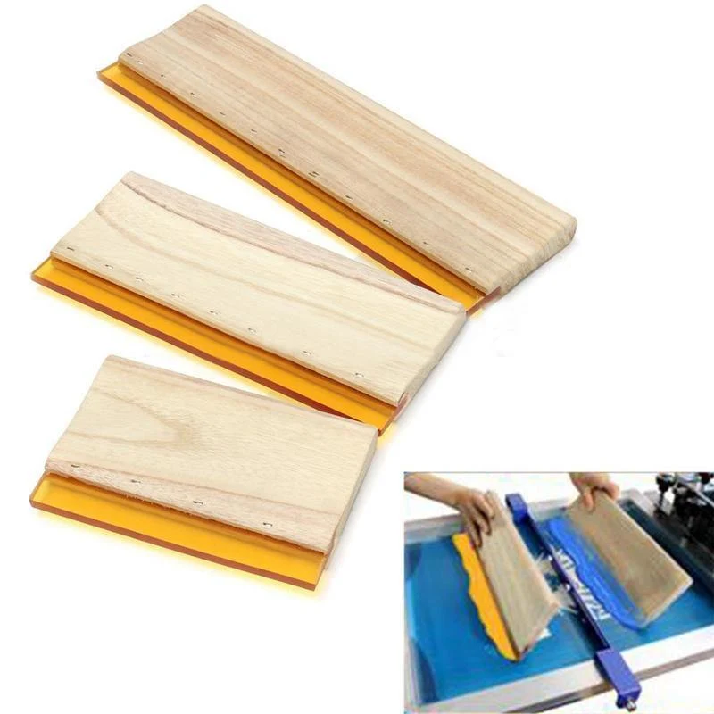 3 Pcs Siebdruck Rakel Tinte Scaper Scratch Board Werkzeuge 16cm 24cm 33cm