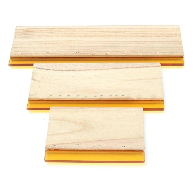 3 Pcs Siebdruck Rakel Tinte Scaper Scratch Board Werkzeuge 16cm 24cm 33cm