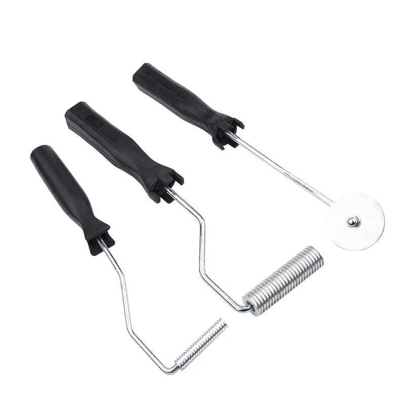 3-teiliges Fiberglas-Rollen-Set, Blasenpaddel-Werkzeug, Laminierwalzen-Set für FRP-Form