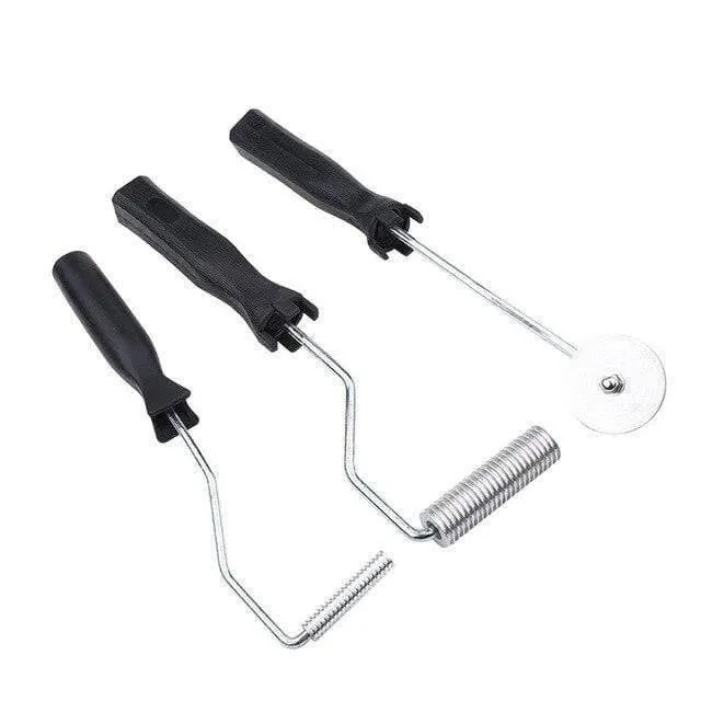 3-teiliges Fiberglas-Rollen-Set, Blasenpaddel-Werkzeug, Laminierwalzen-Set für FRP-Form