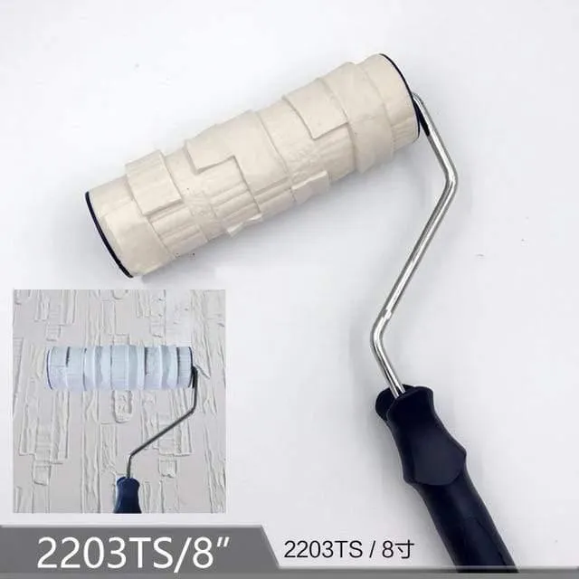 Ziegel Muster Farbe Roller Haushalt Wand Dekoration Pinsel Diy Werkzeug Kunst Farbe Textur Rollen Blume Rolle