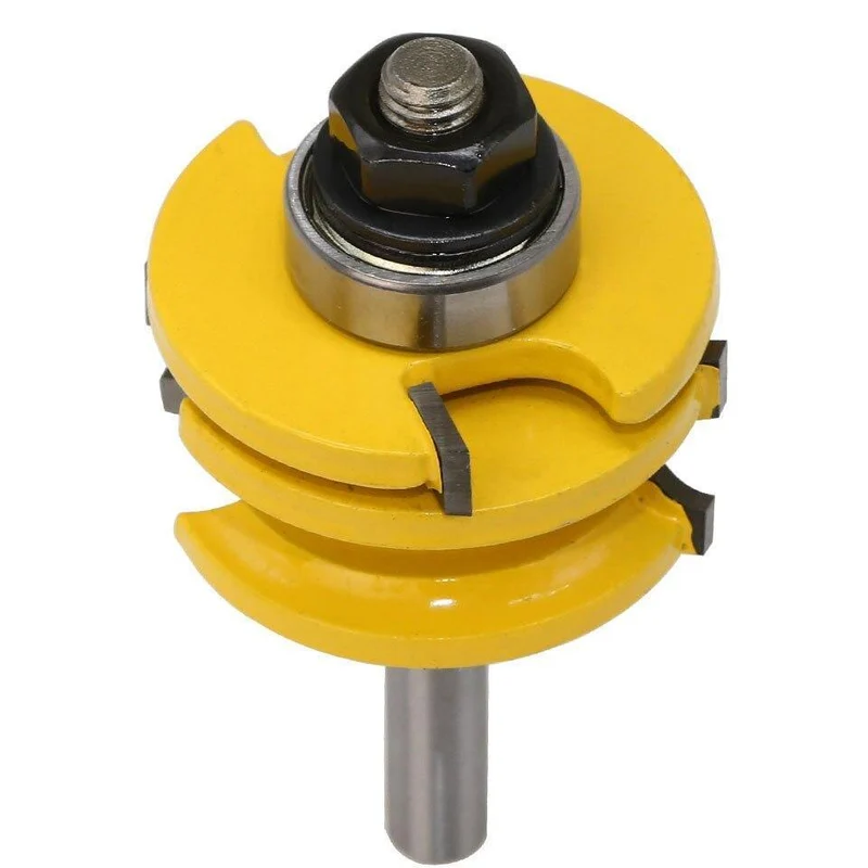 8 mm Schaft – 1 Stück, 8 mm x 44 mm x 82 mm, Vollhartmetall-Fräser, Schneidemaschinenmesser, Holzbearbeitungsschneider, Tür- und Fenstermesser