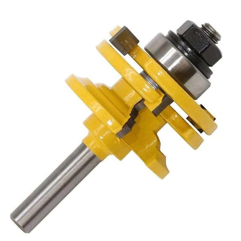 8 mm Schaft – 1 Stück, 8 mm x 44 mm x 82 mm, Vollhartmetall-Fräser, Schneidemaschinenmesser, Holzbearbeitungsschneider, Tür- und Fenstermesser