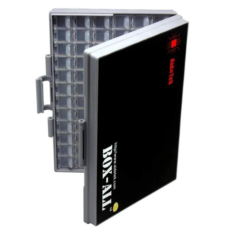 SMD-Aufbewahrungsbox, Kunststoffgehäuse, Oberflächenmontage, Widerstände, Kondensatoren, kleines Fach, winziger Organizer, Werkzeugkasten, Aufbewahrungsbox