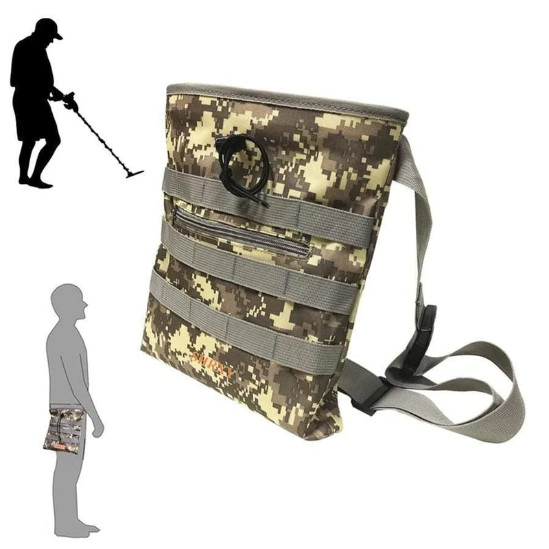 Digger's Pouch Camo Metalldetektor-Taille zur Metalldetektion und Schatzsuche