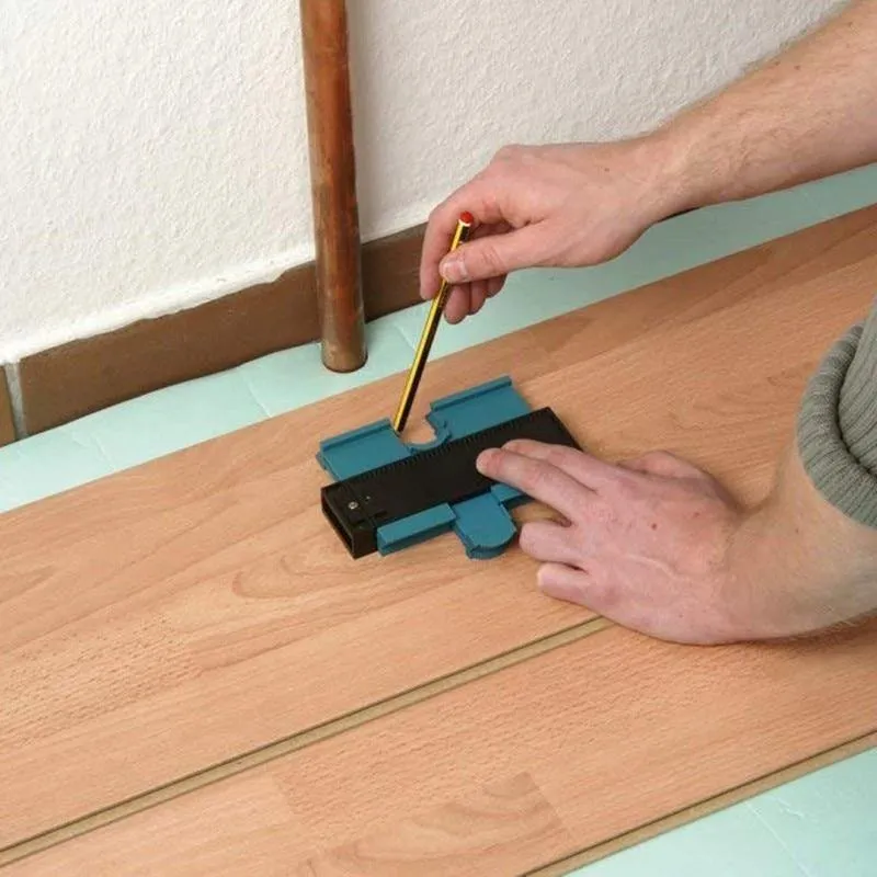 Konturmessgerät Winkelmesser Linealmessung Konturvervielfältigungsmessgerät Schreiner Werkzeugvorlagen Für das Messen von Holzkonturen