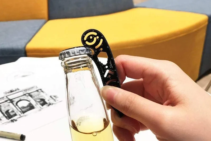 Design Tool Mini Compass Protractor Combo-Circles Zeichnen Sie das vielseitigste und tragbarste Werkzeug