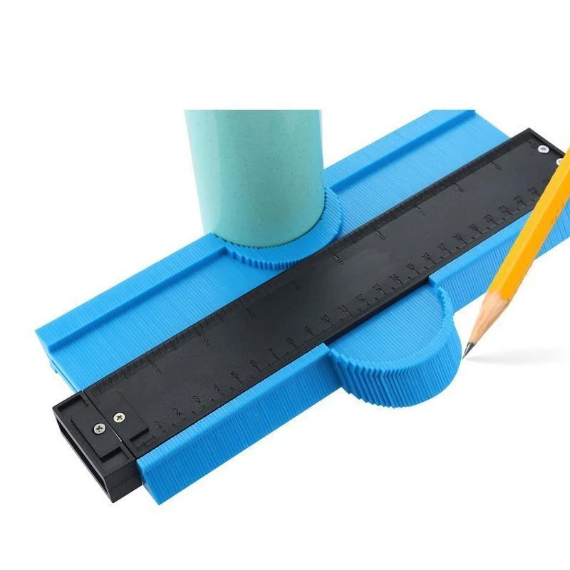 Upgrade-Kontur-Messgerät, Bodenbelag, 10 cm (XNUMX Zoll) Duplikator, Lineal, Form-Duplikationswerkzeug für die Messung, Holzbearbeitung, verschiedene Formen