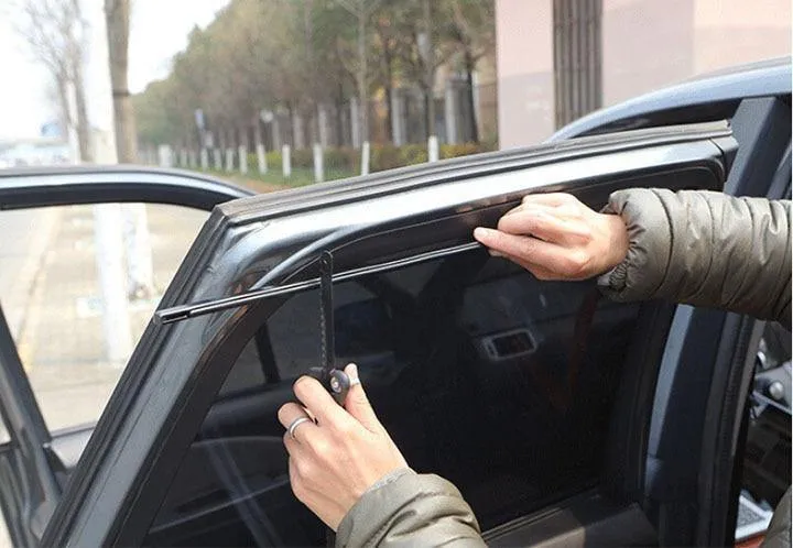 50cm 70cm Aluminium Kunststoffschienen für Autofenster Curtians (keine Vorhänge)