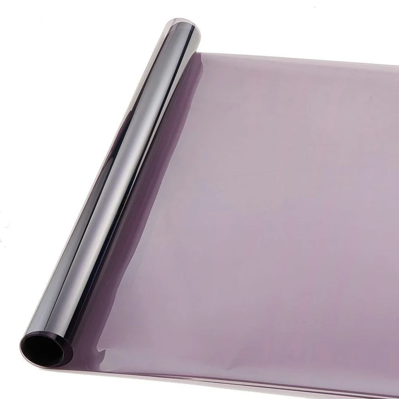 0.5 * 3m Lichtgrau UV + Isolierung Autofenstertönungsfolie VLT 45% 2-Folie Sonnenschutzfolie