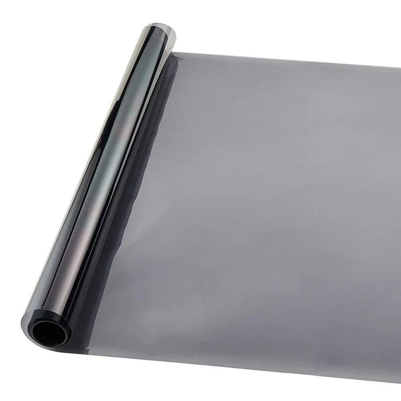 50 * 300 cm schwarze Fenstertönungsfolie Glas 25 % Rolle 1-lagig Auto House Commercial UV + Isolierung Autotönungsfolie für Seitenfenster