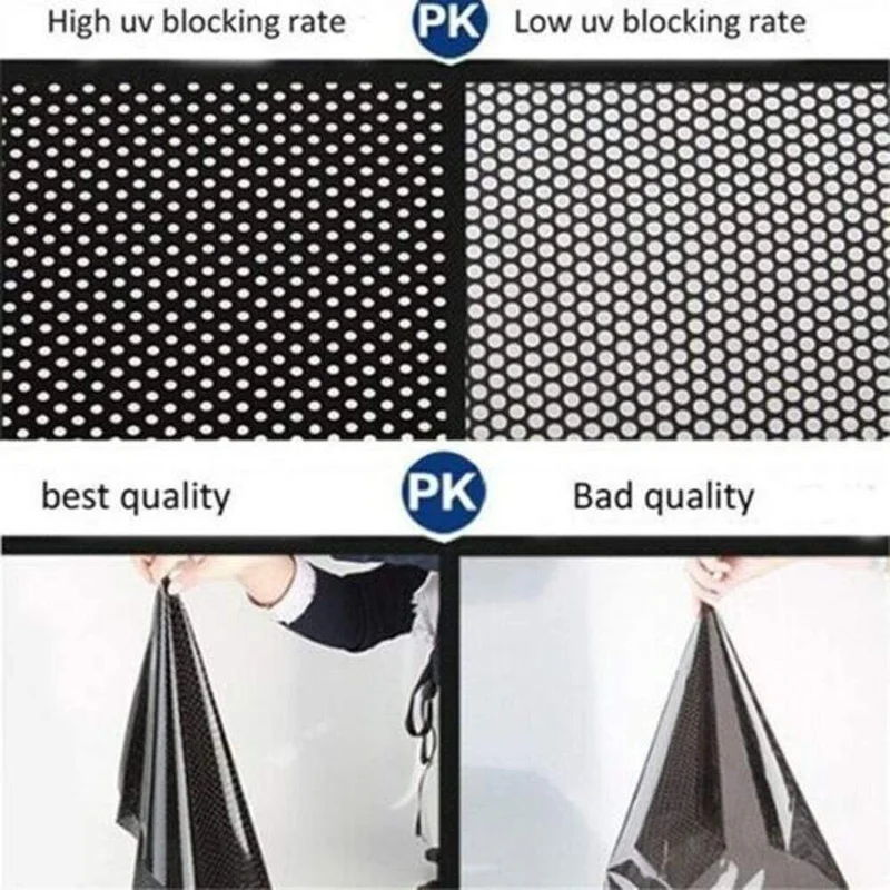 2 PC Auto statische Sonnenschutz-Aufkleber 42 * 38cm Fensterglas PVC Anti-UV Film für Hauptauto Büro Universal Sun Block Film 2019New