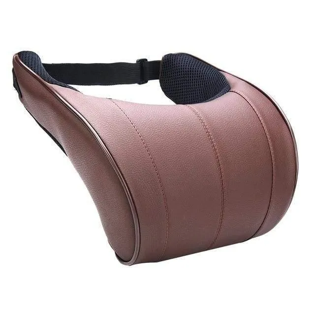 1Pcs 3 Farben PU Leder Auto Auto Nackenkissen Memory Foam Kissen Nackenstütze Sitz Kopfstütze Kissen Pad Hohe Qualität