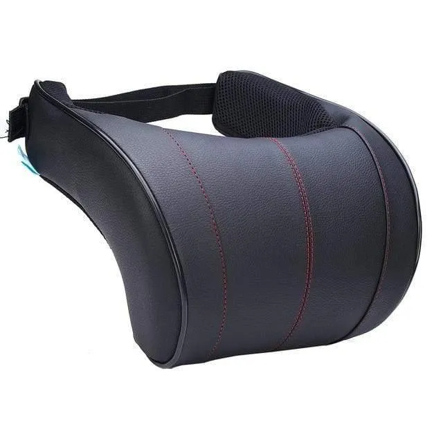 1Pcs 3 Farben PU Leder Auto Auto Nackenkissen Memory Foam Kissen Nackenstütze Sitz Kopfstütze Kissen Pad Hohe Qualität