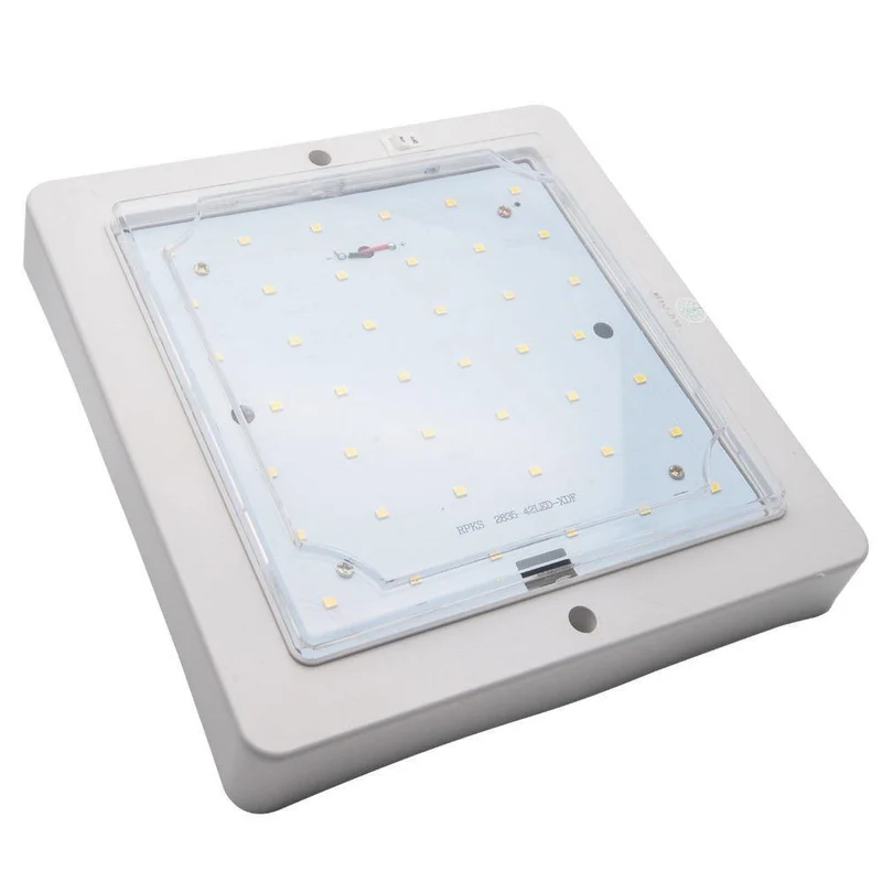 12V 9W Auto Caravan LED Warmweiß Licht Innen Dach Decke Innen Lampe Dome Licht