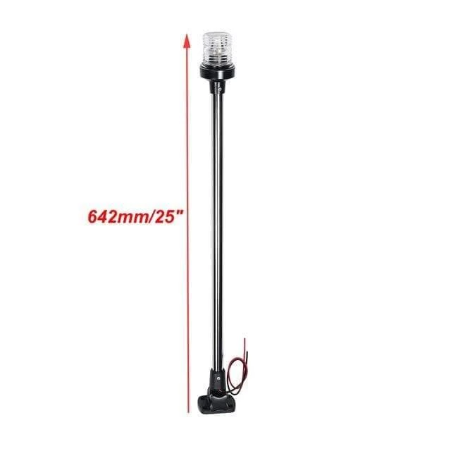 12-24 V 9.5 ''/16''/25 "Umklappbare LED-Navigationslichter für Boote, Yachten, Heck-Ankerlicht, LED-Segellichtlampe