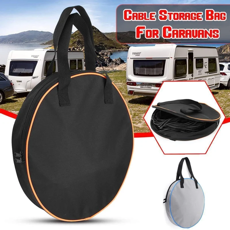 Auto RV Caravans Draht Kabel Harness Lagerung Tasche Fall Wohnmobil Gartenarbeit Tragbare Heavy Duty Kabel Veranstalter