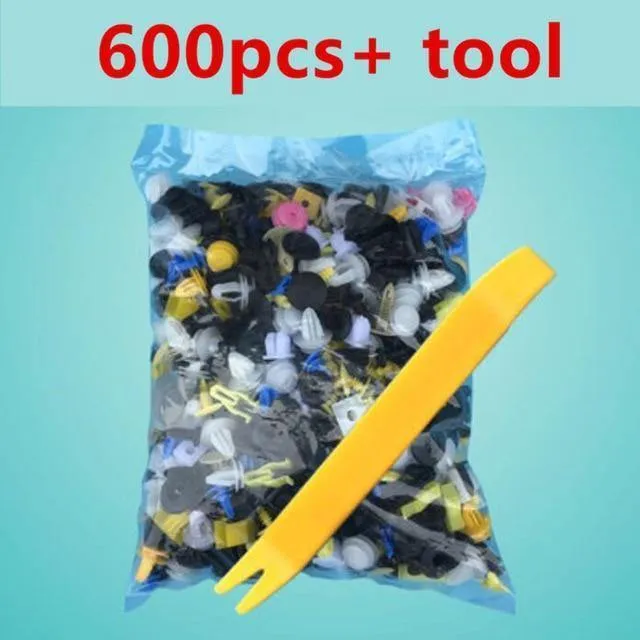 1000PCS Auto Türstoßstange Gemischte Autoverschluss Fahrzeug Auto Stoßstange Clips Halter Niet Audio installieren Werkzeuge Teile Aufkleber