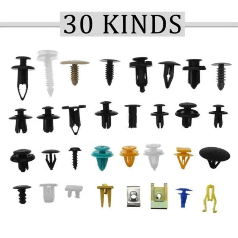 500 teile/satz Gemischte Befestigungselemente Türverkleidung Auto Stoßstange Niet Auto Clips Retainer Push Motorabdeckung Kotflügel Verschluss Clips