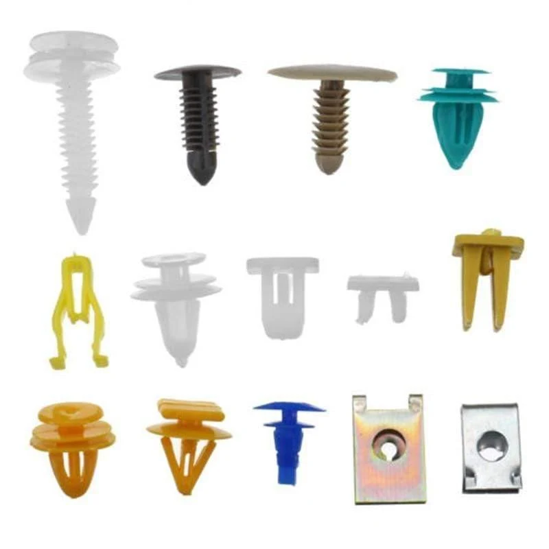 500 teile/satz Gemischte Befestigungselemente Türverkleidung Auto Stoßstange Niet Auto Clips Retainer Push Motorabdeckung Kotflügel Verschluss Clips