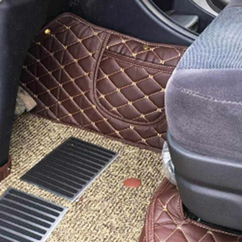 1 STÜCKE Edelstahl + Gummi Boden Teppich Matte Patch Fuß Ferse Platte Pedal Pad Für Auto Auto Zubehör Automatten