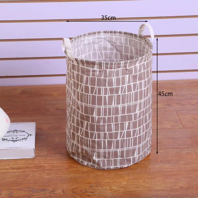Wäschekorb Große Kapazität Cartoon Wasserdichte Falten Leinen Picknickkorb Kinder Lagerung Spielzeug Box Finishing Orgnizer