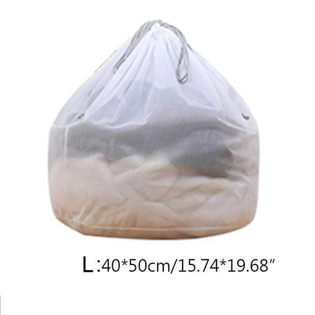 Moderner S-XL großer Drawstring-Büstenhalter-Unterwäsche-Wäschesack-Haushaltsreinigungswaschmaschinen-Ineinander greifenhalter sackt weißes Farbtropfenschiff ein