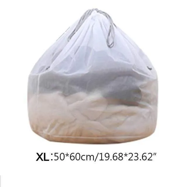Moderner S-XL großer Drawstring-Büstenhalter-Unterwäsche-Wäschesack-Haushaltsreinigungswaschmaschinen-Ineinander greifenhalter sackt weißes Farbtropfenschiff ein