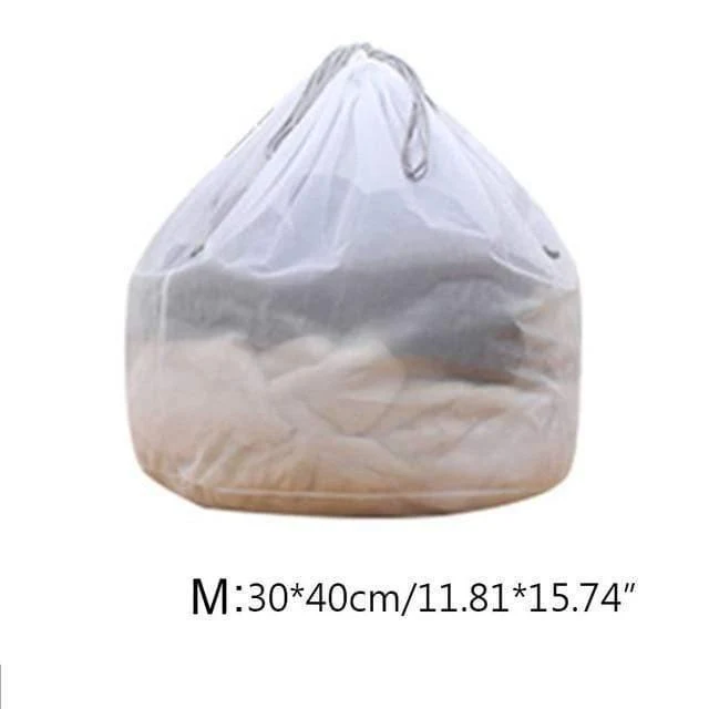 Moderner S-XL großer Drawstring-Büstenhalter-Unterwäsche-Wäschesack-Haushaltsreinigungswaschmaschinen-Ineinander greifenhalter sackt weißes Farbtropfenschiff ein