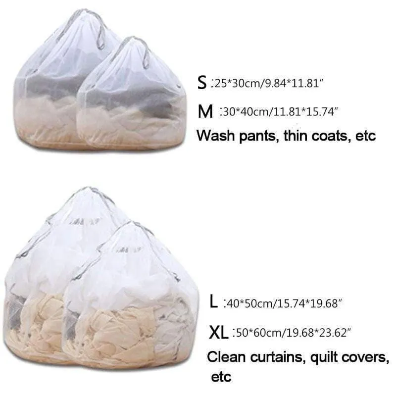 Moderner S-XL großer Drawstring-Büstenhalter-Unterwäsche-Wäschesack-Haushaltsreinigungswaschmaschinen-Ineinander greifenhalter sackt weißes Farbtropfenschiff ein