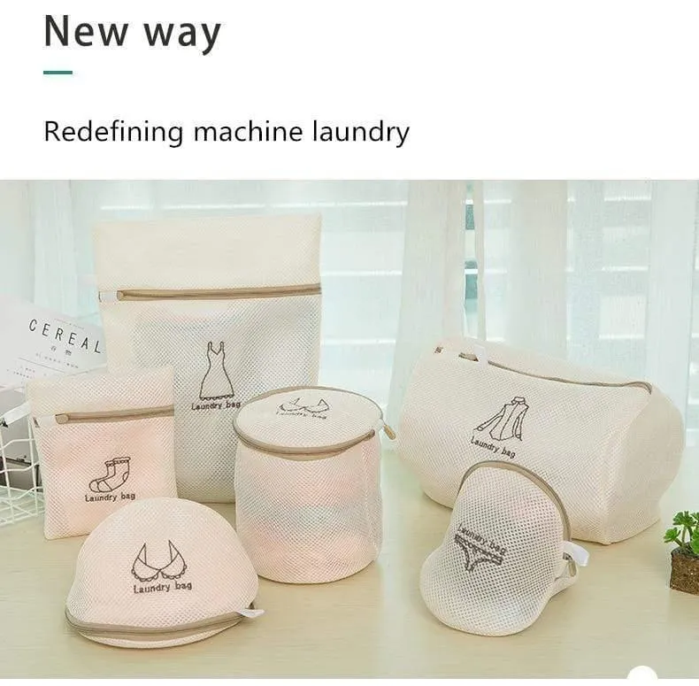 6 teile/satz Waschen Wäschesack Kleidung Pflege Faltbare Schutz Net Filter Unterwäsche Bh Socken Unterwäsche Waschmaschine Kleidung