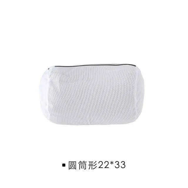 Weißer Nylon-Wäschesack, BH, Socken, Unterwäsche, Kleidung, Waschmaschinen-Schutznetz, Netzbeutel, Wäschekorb, Wäschekorb