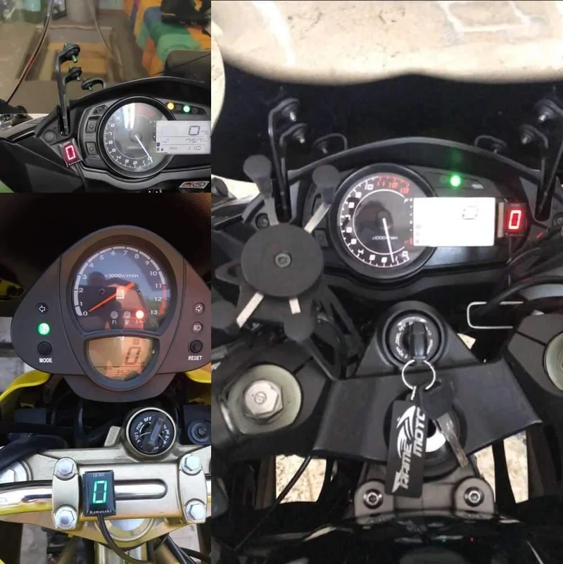 Motorrad Ecu Direktmontage 1-6 Ganganzeige Für Honda Für Kawasaki ER6N Ninja 650 Ninja 300 Z750 Z900 Z800 Zx6R