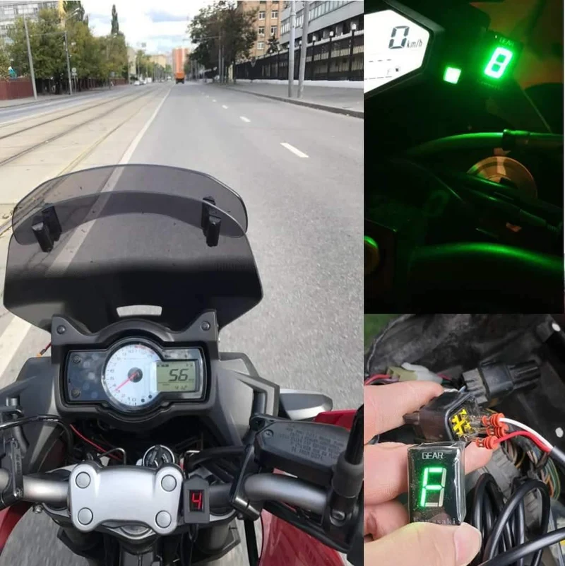 Motorrad Ecu Direktmontage 1-6 Ganganzeige Für Honda Für Kawasaki ER6N Ninja 650 Ninja 300 Z750 Z900 Z800 Zx6R