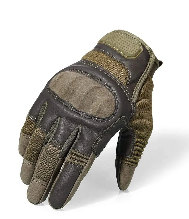 Touchscreen PU-Leder Motorrad Hard Knuckle Vollfinger-Handschuhe Schutzausrüstung Racing Biker Reiten Motorrad Moto Motocross