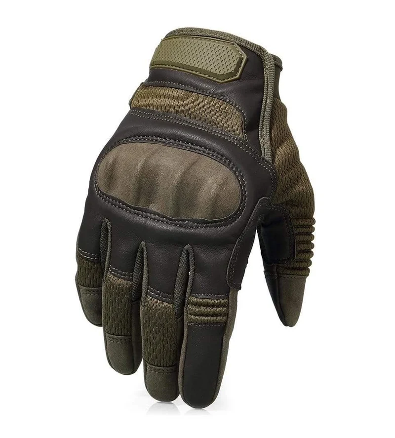 Touchscreen PU-Leder Motorrad Hard Knuckle Vollfinger-Handschuhe Schutzausrüstung Racing Biker Reiten Motorrad Moto Motocross