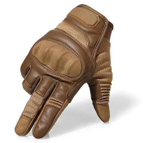 Touchscreen PU-Leder Motorrad Hard Knuckle Vollfinger-Handschuhe Schutzausrüstung Racing Biker Reiten Motorrad Moto Motocross