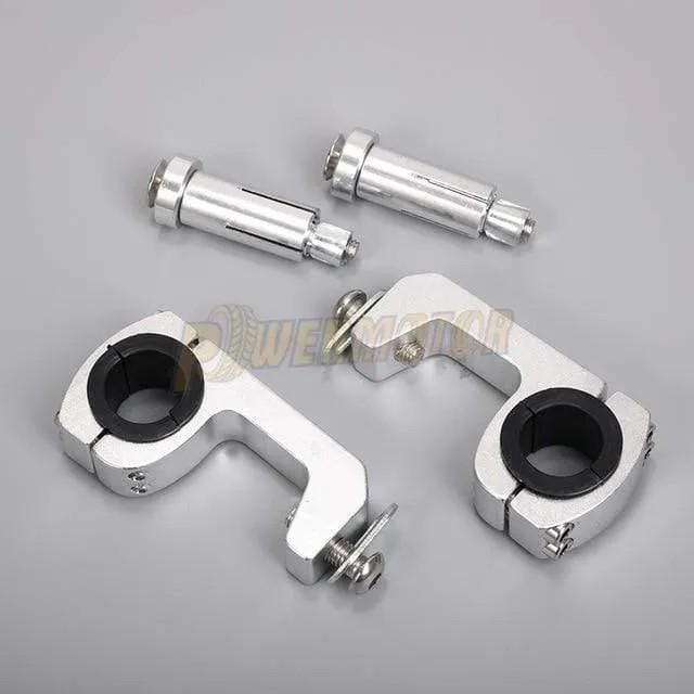 PowerMotor-Motorcycle Handguard Bracket Montagehalterung Halter 22 / 28mm Handle Retrofit Bracket Handschutzteile versandkostenfrei