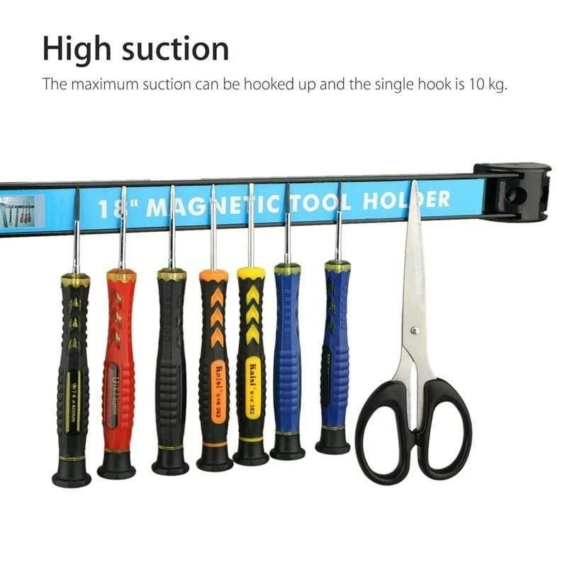 18 Zoll magnetischer Werkzeughalter Bar Organizer Lagerregal Messer Schraubenschlüssel Zangen Werkzeug