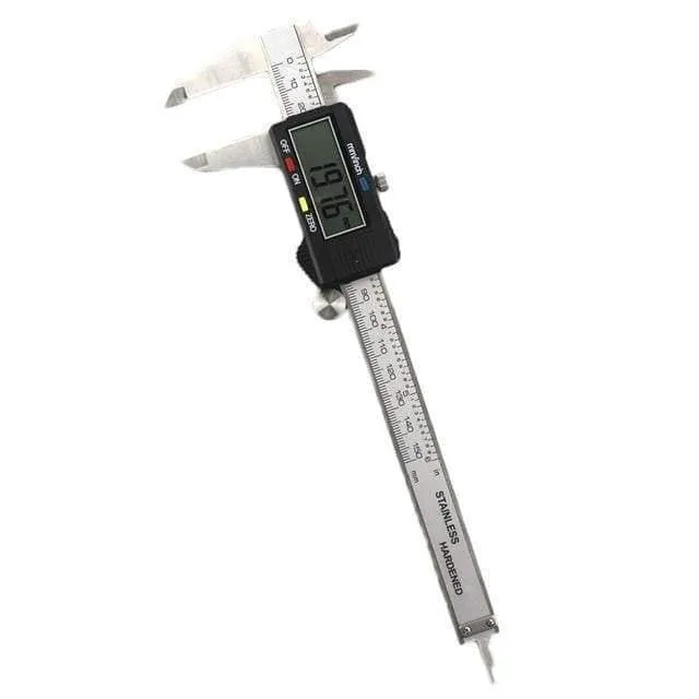 Digitaler Messschieber 6 Zoll 150mm Edelstahl Elektronischer Messschieber Mikrometer Tiefenmesswerkzeuge