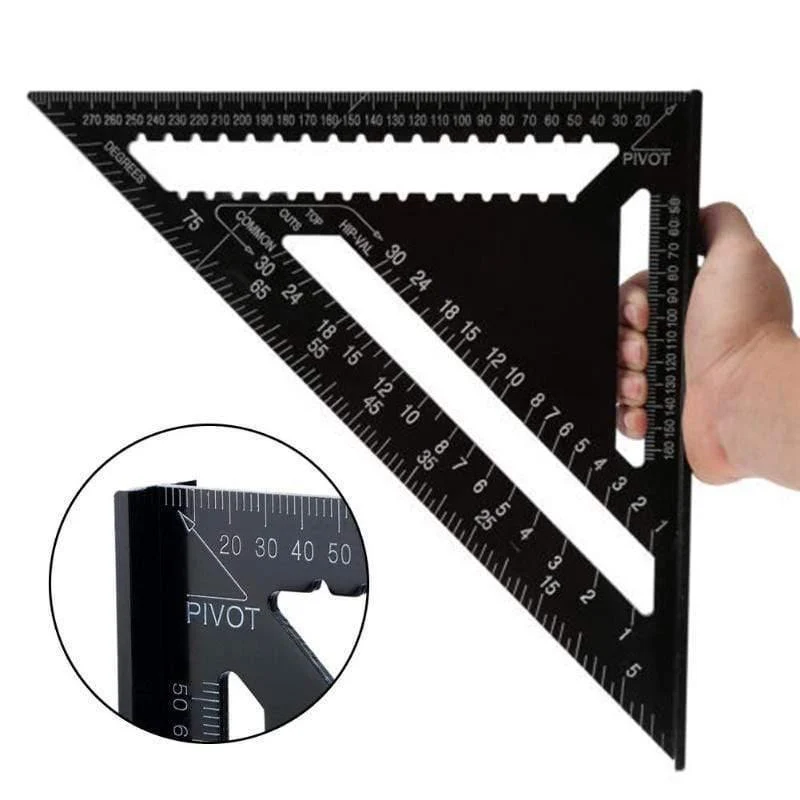 12 zoll dreieck herrscher zimmertrupp svenson metrisches quadrat zimmertools holzbearbeitung platz layout gauge messung werkzeug